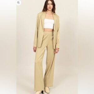 HYFVE Light Green Wide Leg Pantsuit